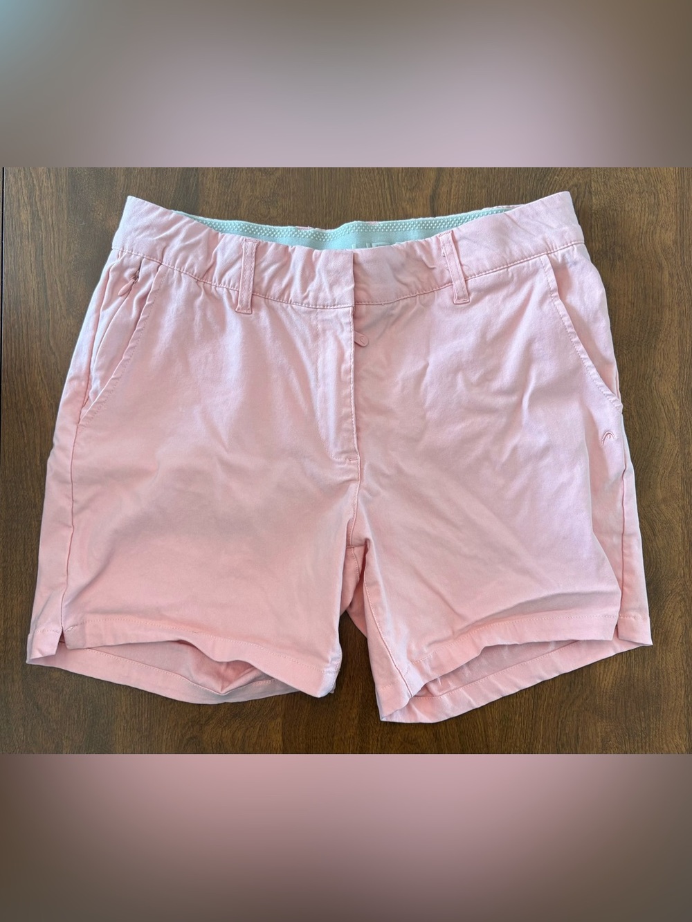 Head Golf Women's Light Pink High-Waist Cotton Shorts